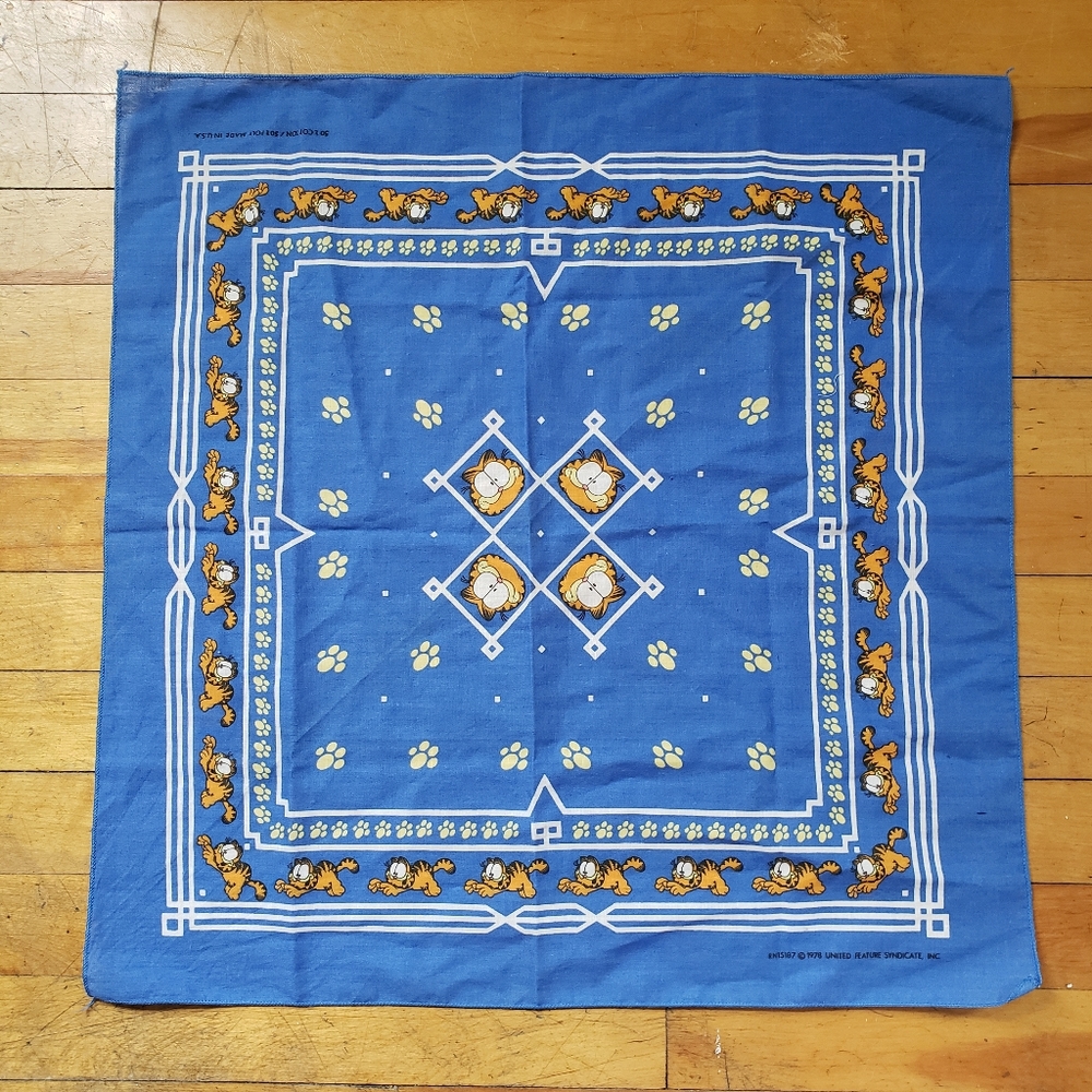 Vintage Garfield bandana